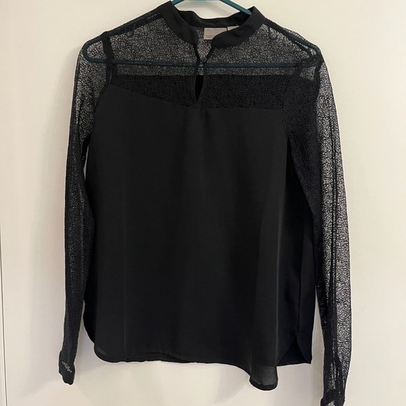 Vero Moda - Romantic Top with Lace/Mesh - Picture 3 of 3